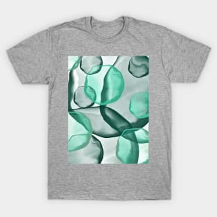 Green Shades of Bubbles T-Shirt